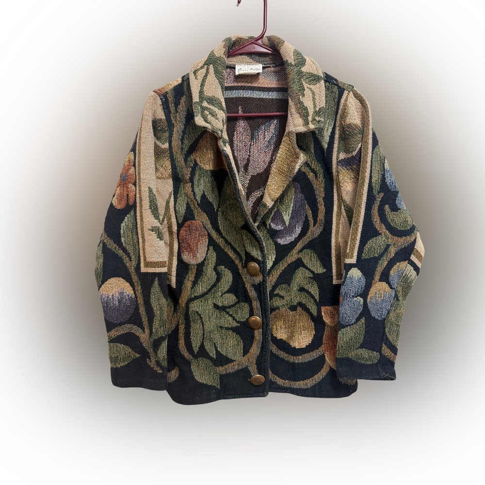 Vintage Tapestry Paco Soler Jacket S/M